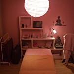 Salle de massage au gîte et chambres d'hôtes d'En Lanet