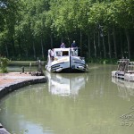 Passage d'une écluse sur le Canal du midi