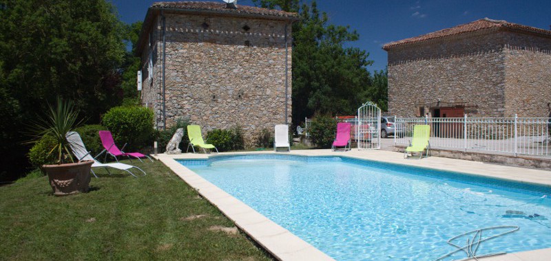 Piscine des chambres d'hôtes