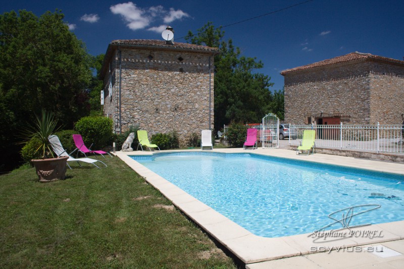 Piscine des chambres d'hôtes