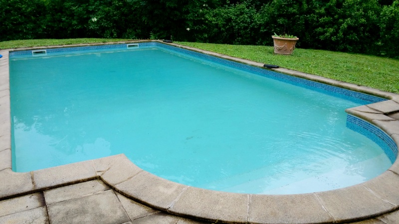 Ouverture de la piscine des chambres d'hôtes