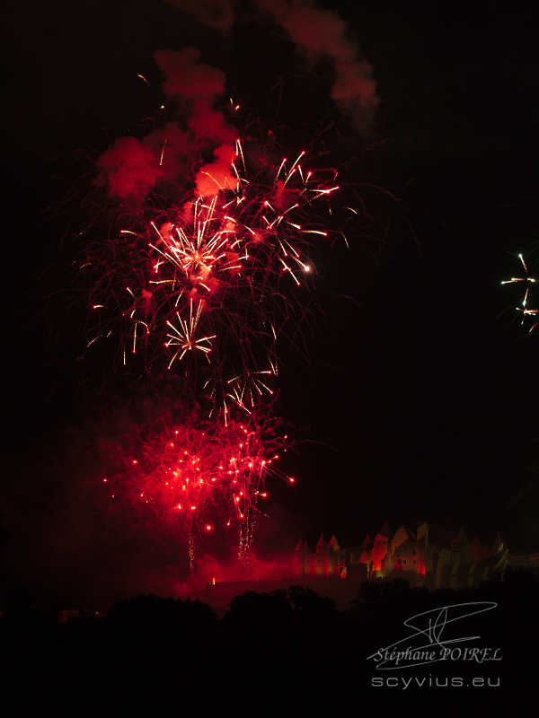 Feu d'artifice 2018 de Carcassonne