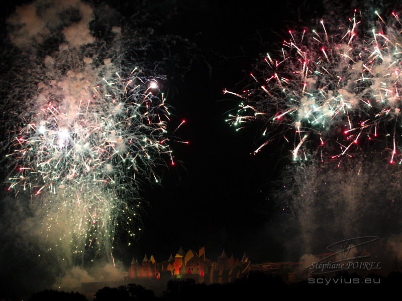 Feu d'artifice de Carcassonne 2018