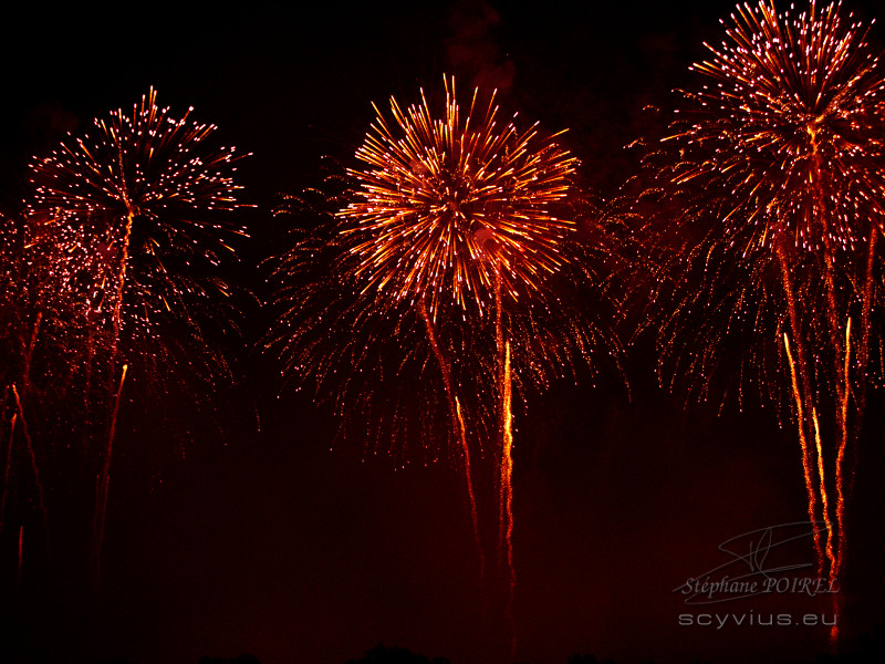 Feu d'artifice de la cité de Carcassonne 2018