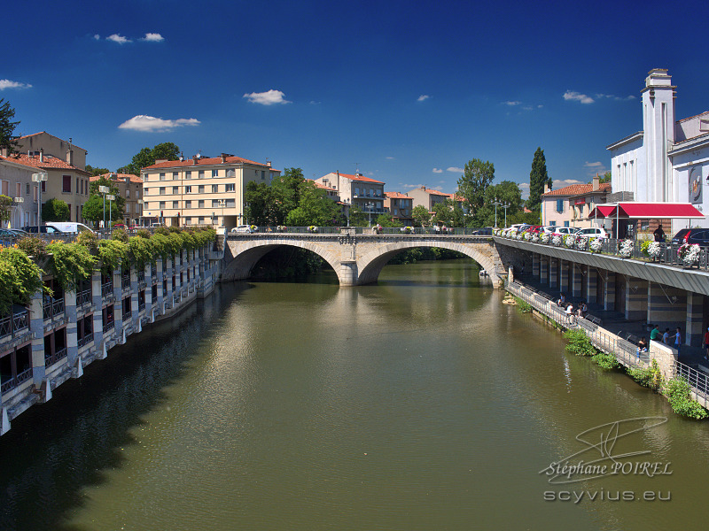 La rivière Agout traversant Castres