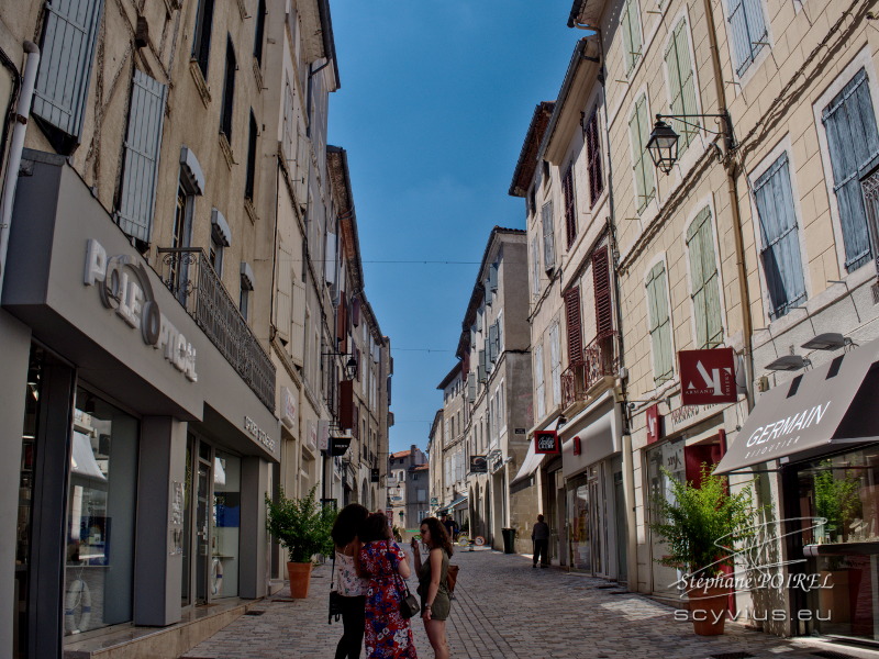 Rue piétonne à Castres