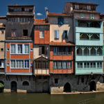 Vieilles façades sur l'Agout dans Castres