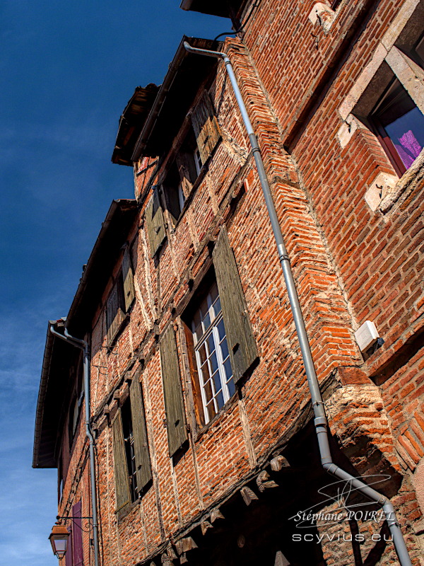 Façade quartier Castelviel à Albi