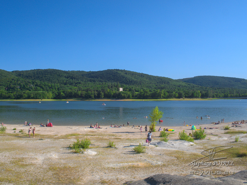 Plage du lac de Saint-Ferréol